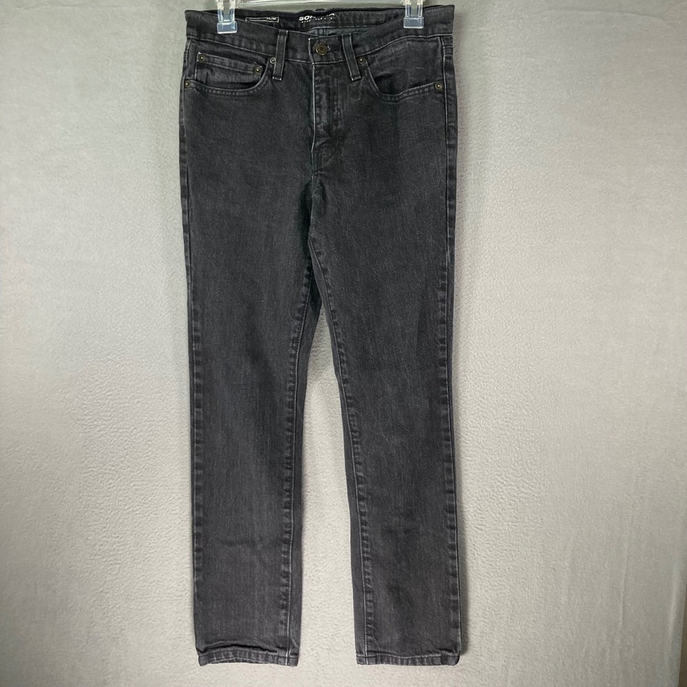 Sonoma Mens Jeans 30x30 Dark Wash Slim Straight Denim Faded Casual